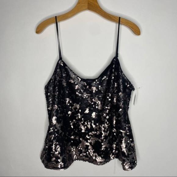 1. State NEW Bronze Sequin Cami Tank Top - Picture 2 of 6